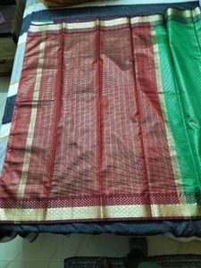 New Saree  With Fall Piko Done