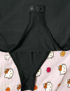 Black Long Sleeve Bodysuit