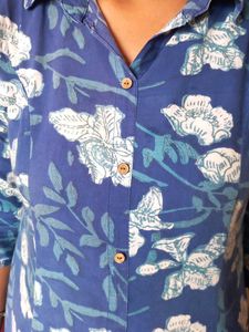 A Blue Kurta Set