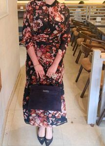 Floral Organza Gown