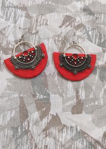 Bright Orange Earings
