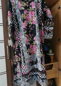 Floral pakistani patchwork dress