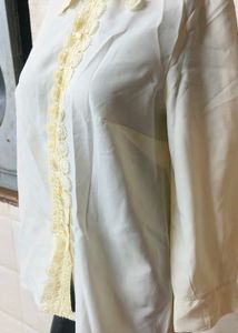 Lace Trimmed Shirt Pintrest Inspire ❤️