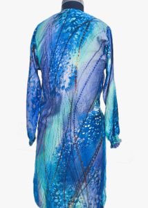 Blue Printed Kurta