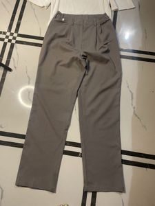 Combo Grey Trouser With White Top