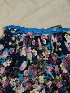 Floral Print Skirt