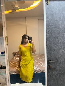Yellow Kurti Set