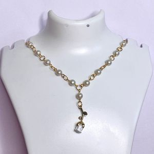 Pearl Rose Necklace