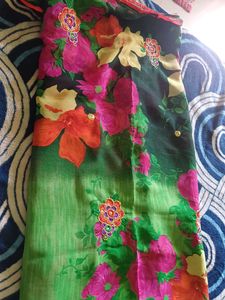 NEW FLORAL EMBROIDERED SAREE