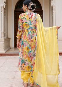 Beautiful Rayon Article Aliya Cut Suit Sale