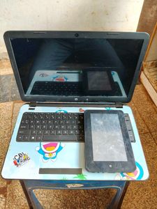 LAPTOP 💻 WITH CHARGER AND TABLET 📱