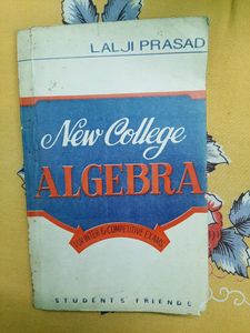 New College Algebra By Lalji Prasad