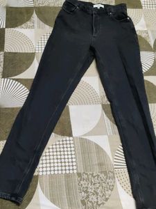 Black Straight Leg Jeans