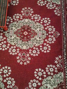 Red Floral Rug