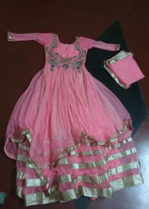Price Dropped 50% Offer Large Gown With Dupatta,Po