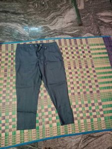 Men's Grey Drawstring Pants