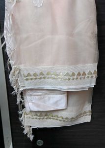 Peach Embroidery Beautiful Set Worth The Price