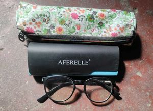 Blue Ray Cut Glasses With Case for eye Protection