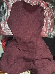 Maroon Long Sleeve Top