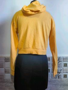 H&amp;M Yellow  Hoodie Size S/M