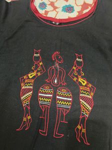 Black Daily wear Women Kurti