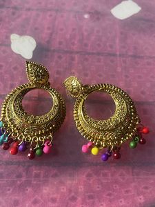Stylish Gold Earrings