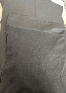 Black Maxi Skirt with Slit