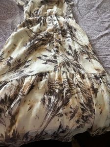 Brown Patterned Sundress