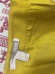 Forever21 Chic Mustard Winter Mini Skirt