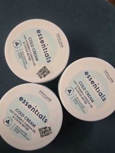 3pcs Oriflame Essentials Cold Cream