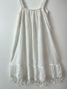 White Crochet Sundress