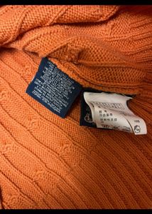 Ralph Lauren Pink Cable Knit Sweater