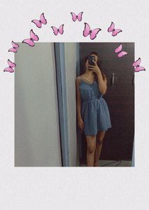 Blue Short One Piece