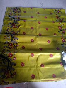 Mustard Saree