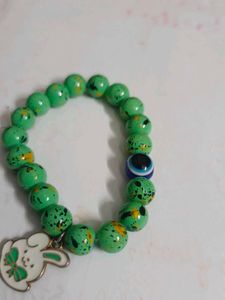 Green Beaded Bracelet
