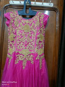 Pink Embellished Ethnic Gown