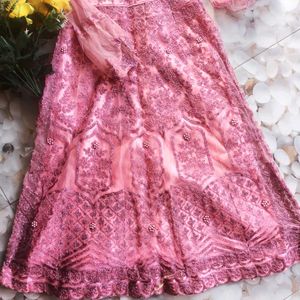 Partywear Net Gown For Kids