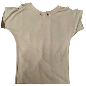 Nude Off Shoulder Top