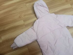 Cute Pink Hooded Puffer Jacket