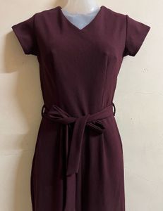 Pintrest Burgundy Jumpsuit with pockets