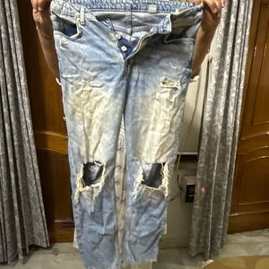 Distressed Denim Jeans