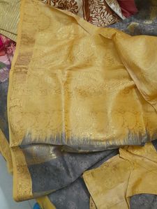 Grey Silk Saree