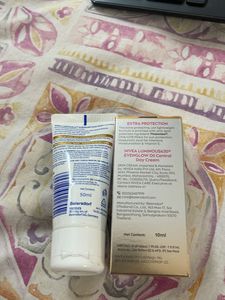 Nivea New Luminous evenglow facewash and day cream