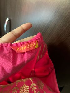 Royal pink ethnic gown
