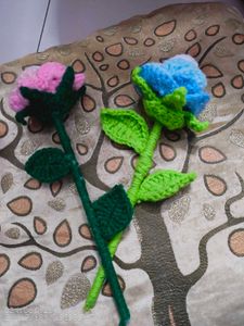 Crochet Rose Set