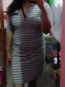 Striped Bodycon Dress
