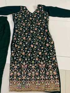 Heavy Kadai Suit With Plazzo And Chunni