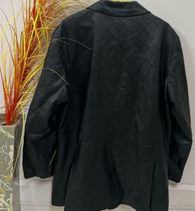 New York Leather Trench Coat