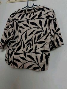 Patterned Crop Top