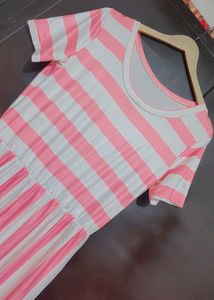 Pink &amp; White 2 Color Jumpsuit For 32 Bust